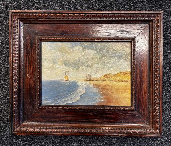 Schilderij strand en zee